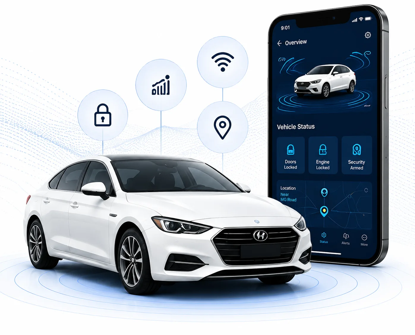 Connected car solution